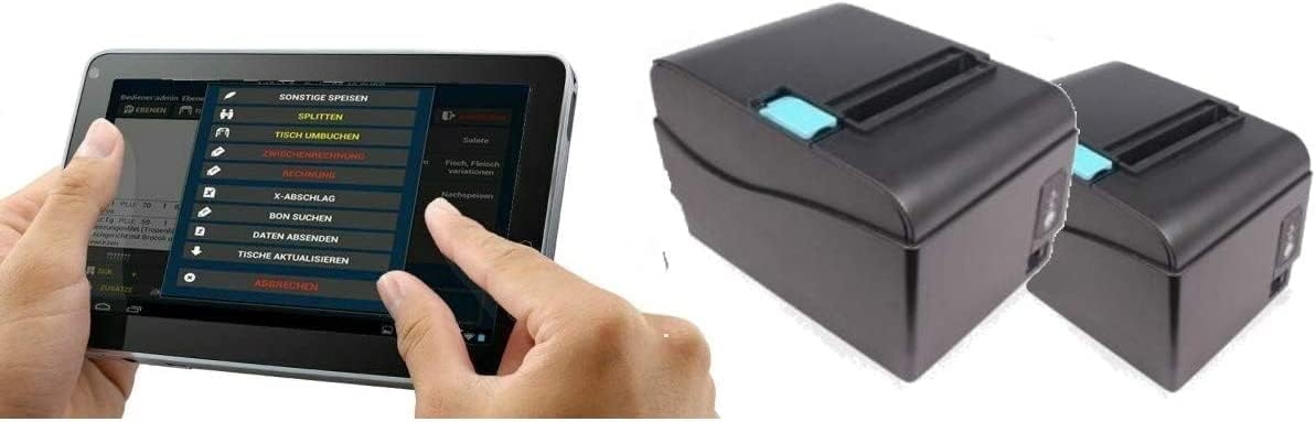 Mobiles Kassensystem für GASTRONOMIE: 7" Bedienerterminal, 2xBondrucker Image