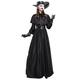 Ydsxlp Halloween Costume Women's Halloween Dress Costume Long Sleeve Ghost Bride Vampire Clothing Witch Costume B Dress for Fancy Dress Party Masquerade Carnival Halloween Cosplay Maxi Dress (AM-b, L)