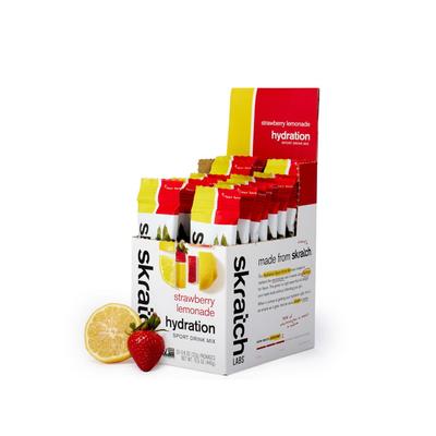Skratch Labs Hydration Sports Drink Mix Strawberry Lemonade 440g 20 Pack Singles SDM-SL-22g/20