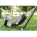 Dakota Fields Cinsere Camping Hammock Cotton in Black | 1 H x 59.06 W x 106.3 D in | Wayfair F602FB9F41DC4DB0AFA651FE2E53EF1B