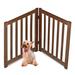 Tucker Murphy Pet™ Wooden Free Standing Pet Gate Metal in Brown | 24 H x 40 W x 0.71 D in | Wayfair DA138D0B7F7F45A1B8AA65B90A3D4F6C