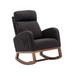 Latitude Run® Rocking Chair Solid + Manufactured Wood in Brown | 39.76 H x 27.17 W x 37.01 D in | Wayfair 32F93D3C6D494860910E75005B1093EF