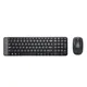 Logitech Wireless Combo MK220 clavier Souris incluse RF sans fil QWERTY Italien Noir