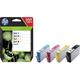 HP 364 pack de 4 cartouches d'encre noir/cyan/magenta/jaune authentiques