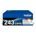 Brother TN-243CMYK - Cartouches de toner originales Pack 4 toners