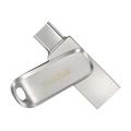 SanDisk Ultra Dual Drive Luxe lecteur USB flash 1 To Type-A / Type-C 3.2 Gen (3.1 1) Acier inoxydable
