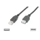 Digitus 5m USB2.0 câble USB A Noir