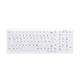 CHERRY AK-C7000 clavier FR sans fil +USB QWERTZ Allemand Blanc