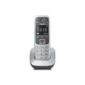 Gigaset E 560 Téléphone DECT Identification de l'appelant Noir, Argent