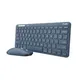 Trust Lyra clavier Souris incluse RF sans fil + Bluetooth QWERTY Italien Bleu