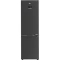 Beko B7RCNE407HXBR réfrigérateur-congélateur Pose libre 355 L B Noir, Acier inoxydable