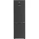 Beko B7RCNE407HXBR réfrigérateur-congélateur Pose libre 355 L B Noir, Acier inoxydable