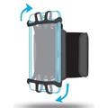 Mobilis ARM BAND 4-6IN . coque de protection pour téléphones portables 15.2 cm (6") Boîte à brassard Noir