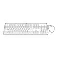 HPE 631362-B21 clavier Souris incluse USB QWERTY Italien Noir