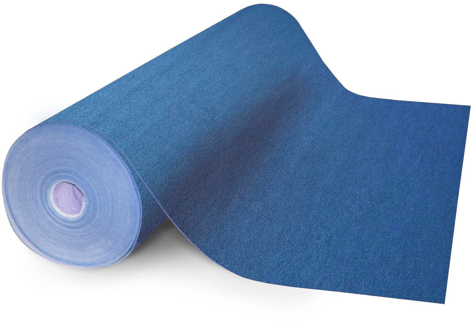 Teppichboden MY HOME "Malta", blau (dunkelblau), B:200cm H:3mm L:900cm, Kunstfaser, Teppiche, verschiedene Farben & Größen, Polypropylen, Nadelfilz