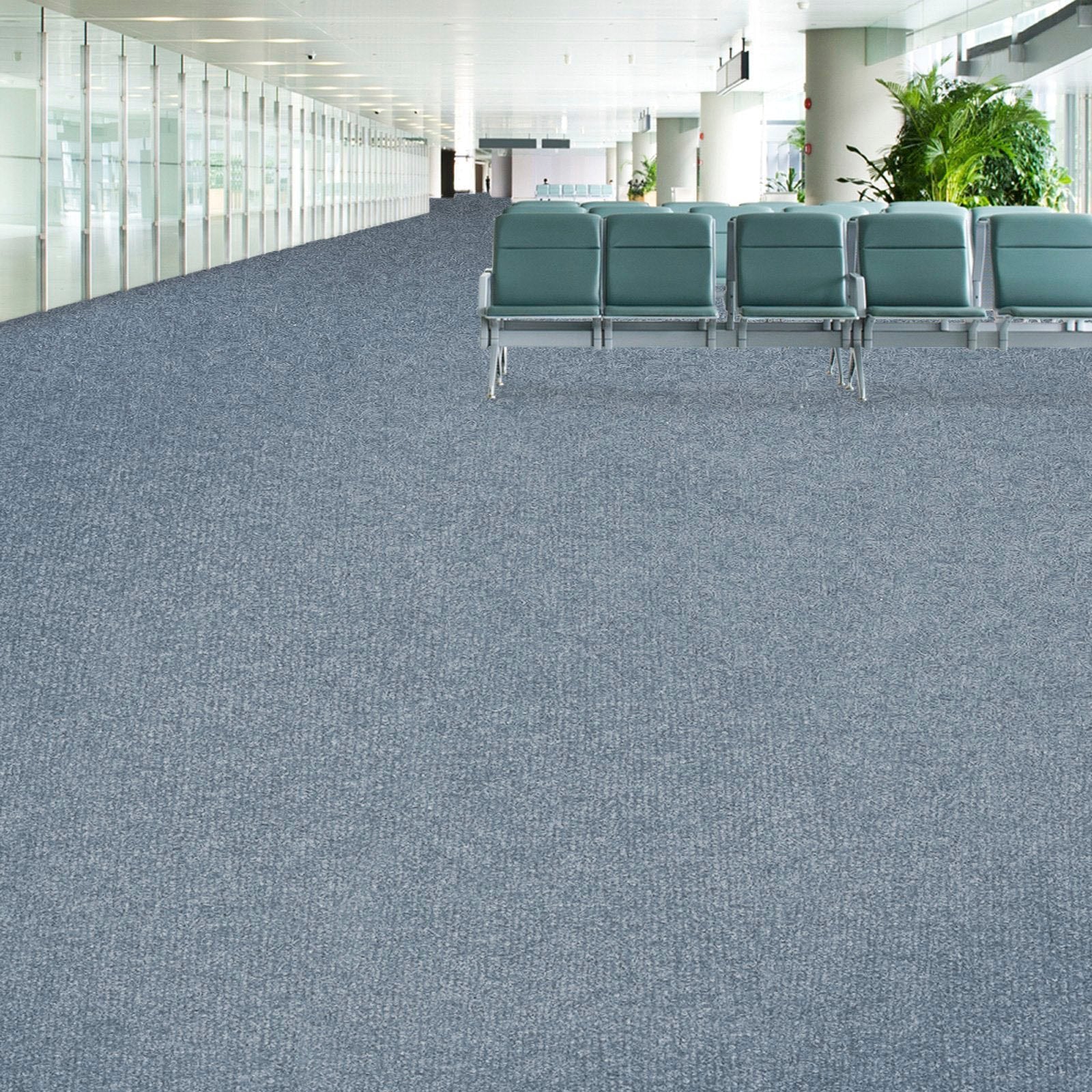 Teppichboden MY HOME "Malta", grau, B:200cm H:3mm L:600cm, Kunstfaser, Teppiche, verschiedene Farben & Größen, Polypropylen, Nadelfilz