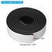 Weather Stripping for Doors, 1 Roll Foam Seal Tape, 6.56 Ft - Black