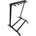 Guitar Stand 5 Foldable Universal Display Rack - Portable Black Guitar With No Slip Rubber Padding For Classical Acoustic Electric Bass Guitar And Guitar Bag (5 GUITAR)