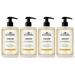 J.R. Watkins Moisturizing Gel Hand Soap Turmeric & Citron Plant-Based Gel Soap 12 Oz Pump Bottle (Pack Of 4).