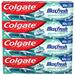 Colgate Max Fresh Whitening Toothpaste With Mini Strips Clean Mint Toothpaste For Bad Breath Helps Fight Cavities Whitens Teeth And Freshens Breath 4 Pack 6.3 Oz Tubes.