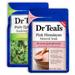 Dr. Teals Salt Bath Variety Gift Set (2 Pack 3Lbs Ea.) - Relax & Relief Eucalyptus & Spearmint And Restore & Replenish Pink Himalayan - Blended With Pure Epsom Salt - At Home Spa Kit.