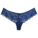 Rbaofujie Women s Underwear Lace Bikini Panties Silky Comfy Lace Briefs Pack Of 6 Blue L Period Underwear for Teens