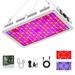 LED Grow Light NAILGIRLS 2000W Grow Light Dual Switch Veg/Bloom Daisy Chain Plant Grow Heat Lamp with Temperature Hygrometer for Indoor Plants Germination Seedling Flowering Fruiting