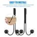 2pcs Punch-free Hanger Hook Door Back Hanging Hook Over Door Rack for Clothes