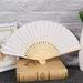 Fan Paper Folding Fans Folded Hand Decor Woman Decoration Home Hanging Taichi Chinese Heldblanko Wall Silk Gift Guest