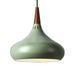 modern celing light Art Deco Pendant Light Vintage Lampshades Loft Pendant Lamp Retro Ceiling Light Loft Coffee Bar Kitchen Hanging Pendant Lamp 200x280mm (Green Black)