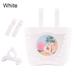 Multicolor Bowknot Bag Rear Cycling Outdoor Children Bicycle Storage Scooter Front Basket Scooter Handlebar Basket Bike Front Carrier WHITE