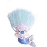 Mermaid Cotton Doll Toy Colorful Fluffy Hair Cute Mermaid Stuffed Doll Plushies Pretend Toy Unfinished Cartoon Mermaid Doll Toy Kids Girls Gift