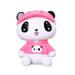 1Pc Panda Design Saving Pot Cartoon Animal Shaped Piggy Bank Household Decoration Creative Gift Supplies for Kids Children (Pink)