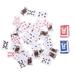 FRCOLOR 2 Pcs Mini Playing Cards 1:12 Normal Poker Smaller Playing Cards Table Playing Board Game Doll House Ornament for Kids Adults Home Bar Office(Random Style)