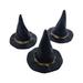 FRCOLOR 12pcs Mini Witch Hats Halloween Miniature Witch Caps Decorative Doll House Mini Hat Props