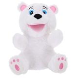 Plush Bear Hand Puppet Toy Role Play Hand Puppet Interactive Hand Puppet for Storytelling