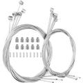 Hapleby 10PCS Premium Bike Brake Cable Professional Bicycle brake line for Mountain Free For End Caps and End Ferrule