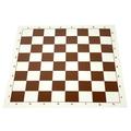 Lightweight PU Leather Chessboard Classic Folding Travel Chess Board Roll Up Chess Board Flat International Chess Board