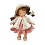 Sulgyt Mini Dolls for Girls 9.4Inch Baby Doll Mini Christmas Doll (with Gift Box) Soft Doll Thumb Doll Little Dolls Christmas Dolls Cute Dolls for Girls Small Dolls