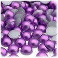 Plastic Pearl Half Dome 10mm 10000-pc Luxplum Purple