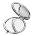 Double Side Pocket Mirror Portable Metal Mirror Outdoor Make Up Mirror