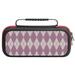 Vodetik Store Plaid Carrying Case for Switch or Switch OLED Accessories Portable Travel Bag with 20 Game Card