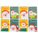 FRCOLOR 24pcs Pocket Organizer Cartoon Notebook Christmas Themed Lovely Notebook for Children Santa Clause Design (Random Style)