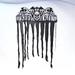 1PC Halloween Horror Decorations Ghost Head Black Curtain Halloween Tassel Curtain Halloween Door Hangings Flags Skull Banner Supplies