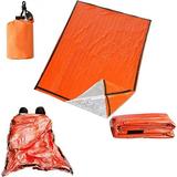 2-Person Emergency Sleeping Bag Ultra Lightweight Waterproof Thermal Bivy Sack Cover XL Emergency Shelter Survival Kit for Hiking Outdoor Camping â€¦