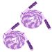 Jump Rope Adjustable Length Tangle-Free Segmented Soft Beaded Skipping Rope Fitness Jump Rope