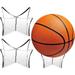 3 Pieces Basketball Stand Holder Football Stand Ball Display Stand Basketball Football Soccer Stand for Volleyball Bowling Ball Display (Acrylic)