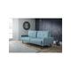 Julian Bowen Monza Fabric Sofa Bed - Blue