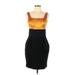 RACHEL Rachel Roy Casual Dress - Sheath Square Sleeveless: Black Dresses - Women's Size 10