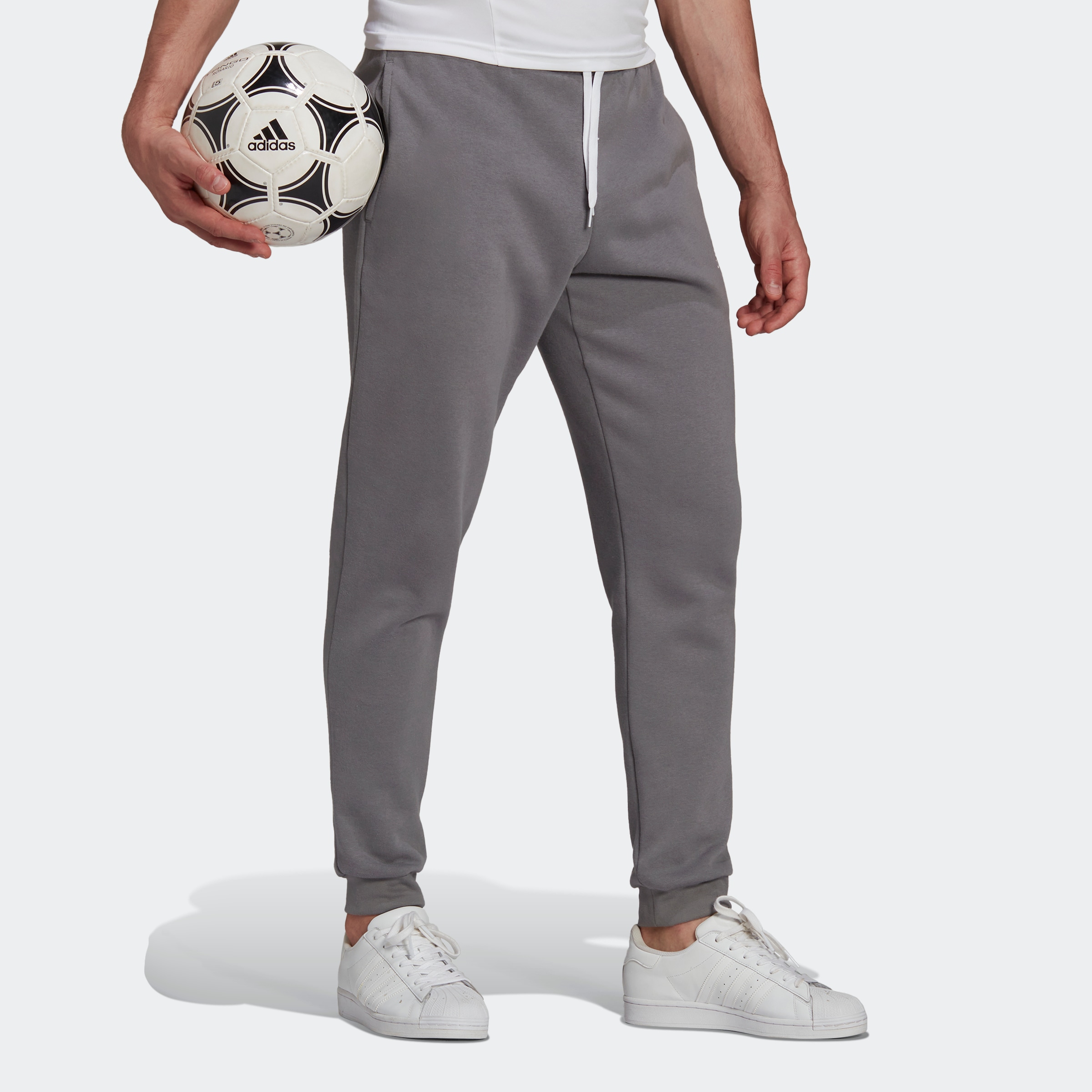 Trainingshose ADIDAS PERFORMANCE "ENT22 SW PNT", Herren, Gr. XXL, N-Gr, grau (team grau four), Obermaterial: 70% Baumwolle, 30% Polyester, Hosen Trainingshose